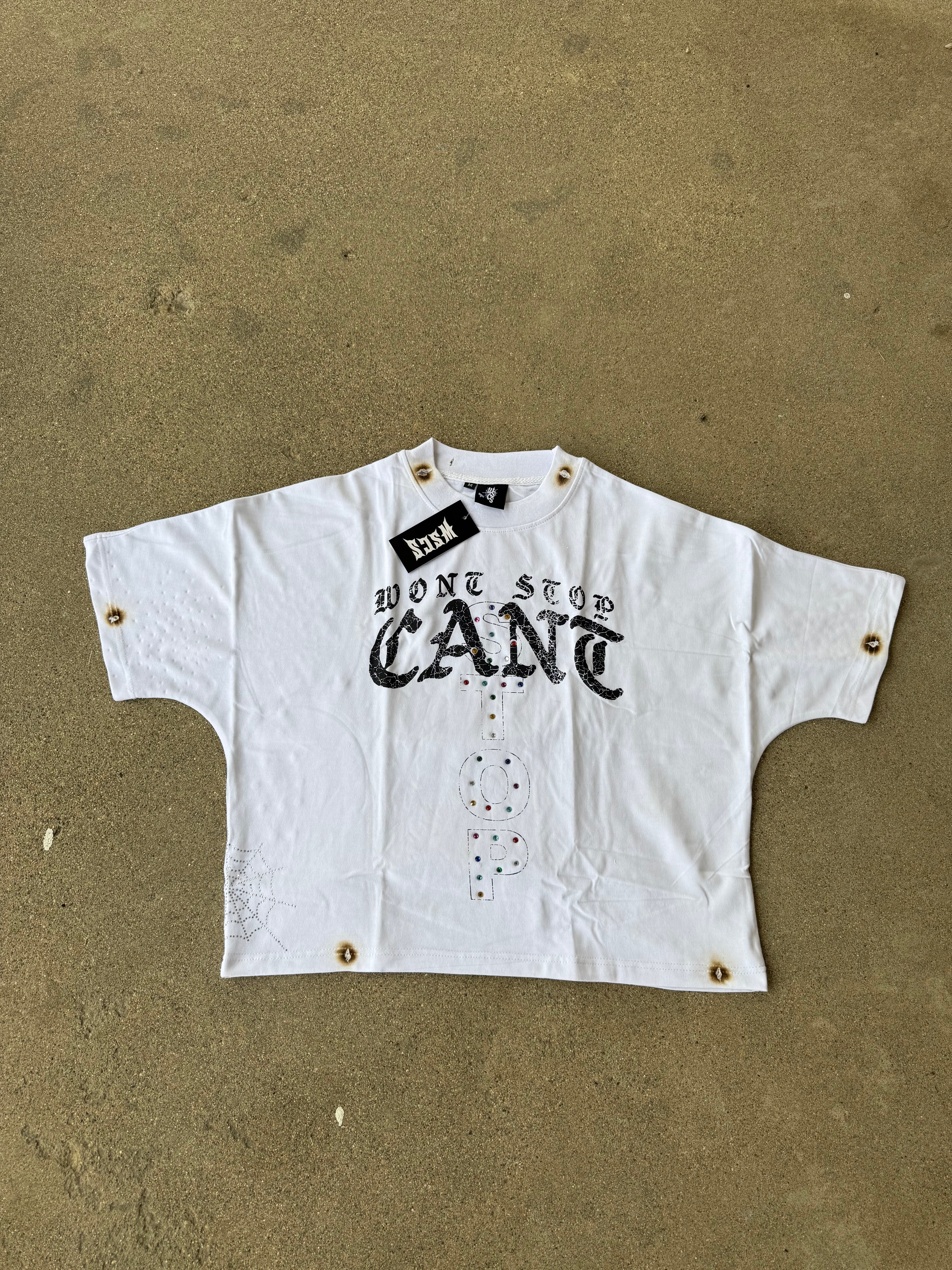 WSCS “Burn Whole T” Cropped Box Fit