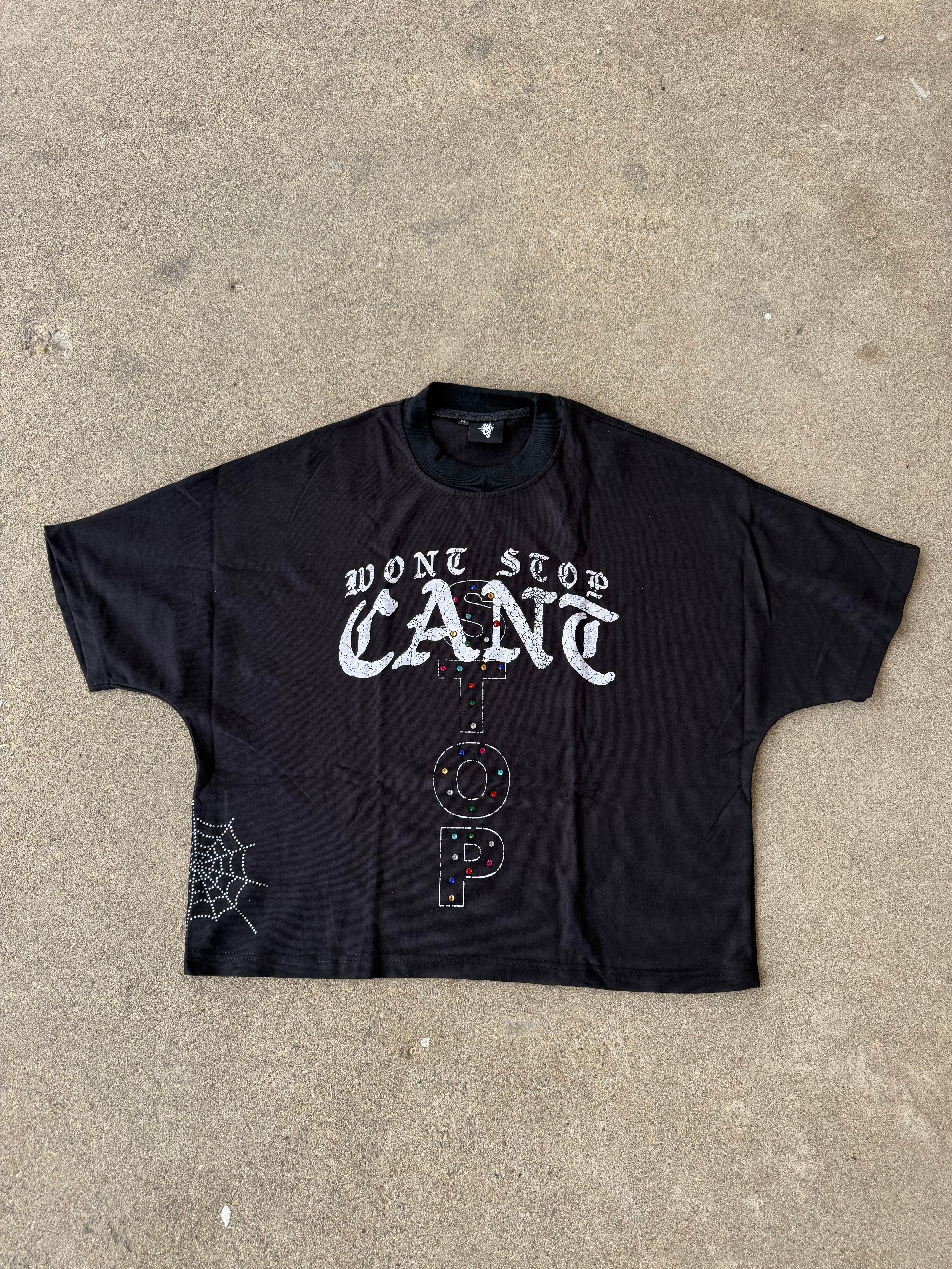 WSCS “Burn Whole T” Cropped Box Fit