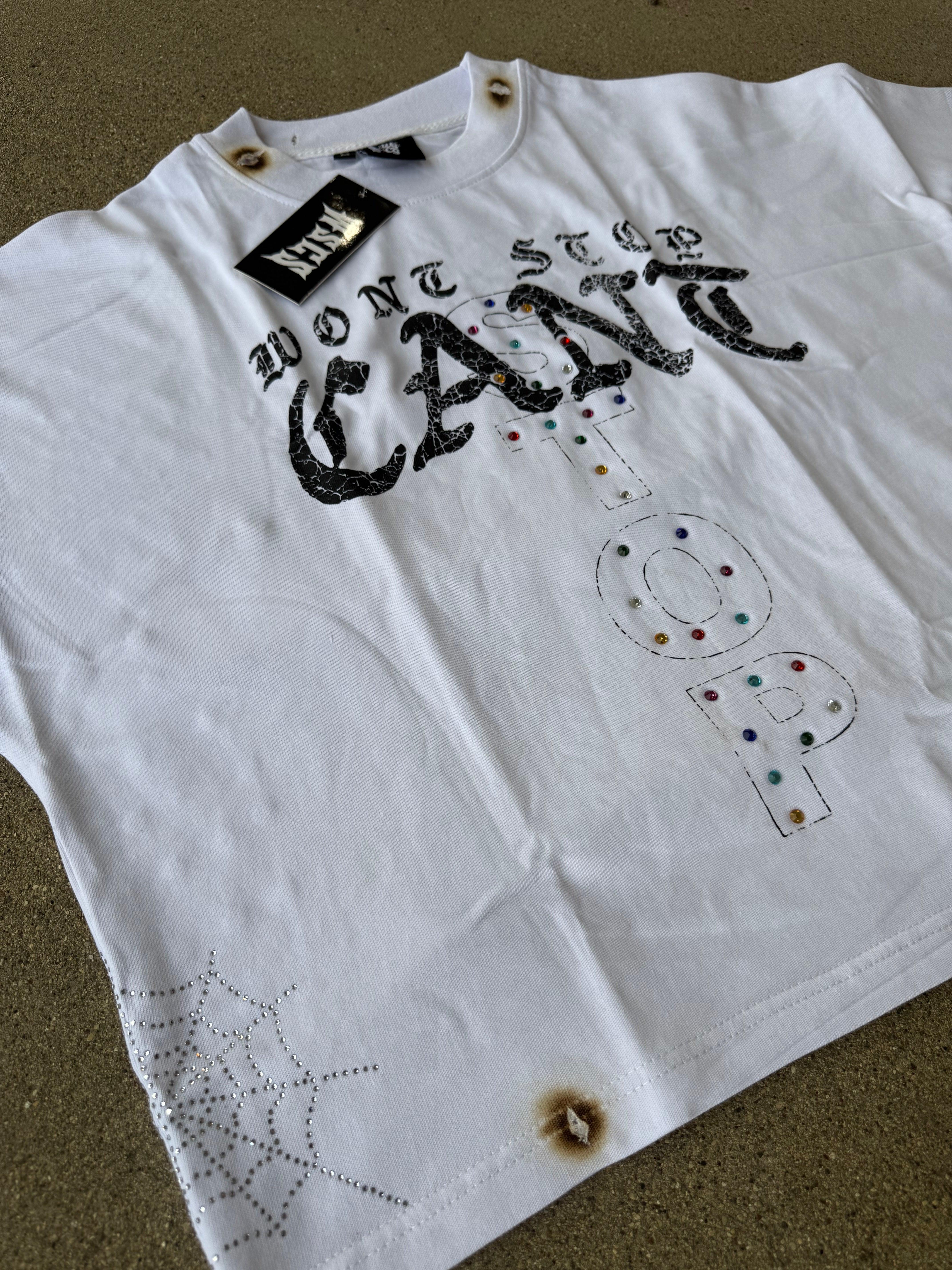 WSCS “Burn Whole T” Cropped Box Fit