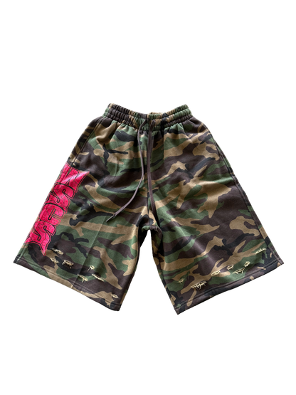 WSCS “Camo Fleece Baggy” Shorts