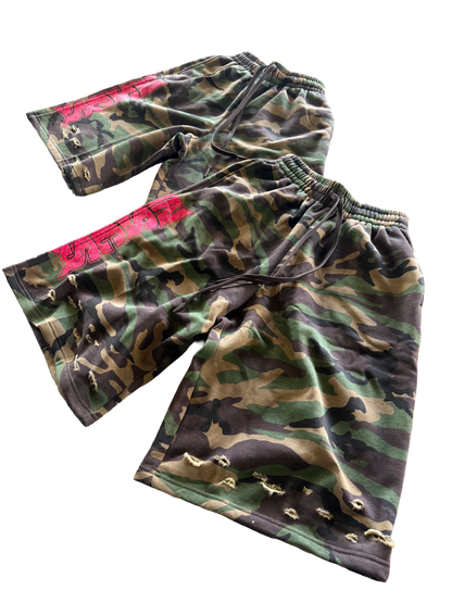 WSCS “Camo Fleece Baggy” Shorts